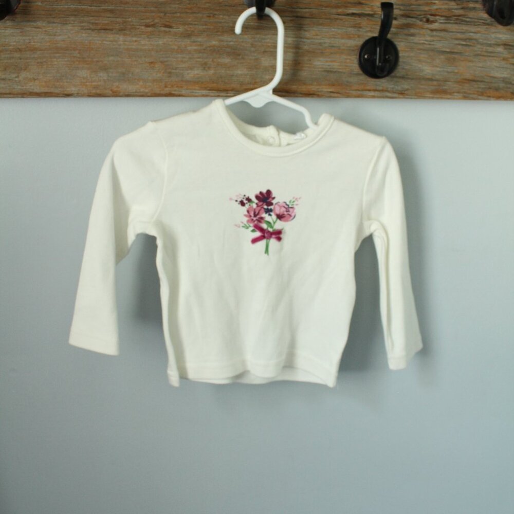 ☀️ 4/$20 Miss Size 6-12M L/S Shirt Floral